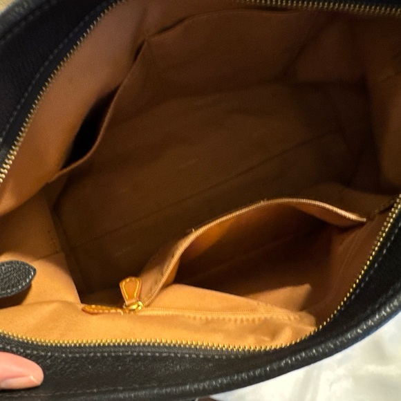 Coach Black Pebble Leather Taylor Tote Retail $325 CC395 Women’s Shoulder Purse - Picture 8 of 16